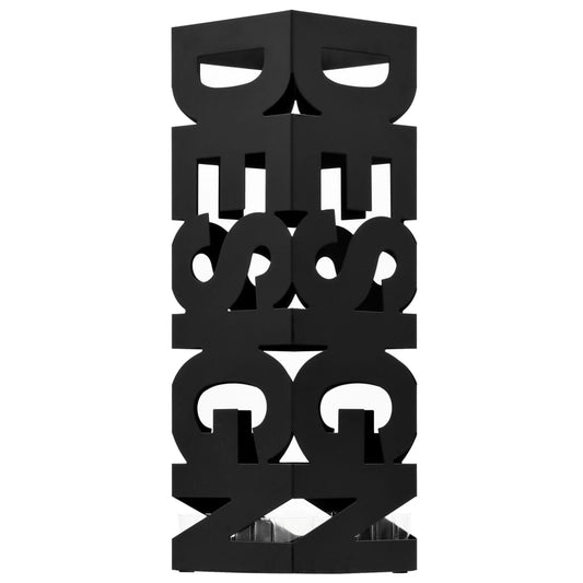 Porta Ombrelli Design in Acciaio Nero - homemem39