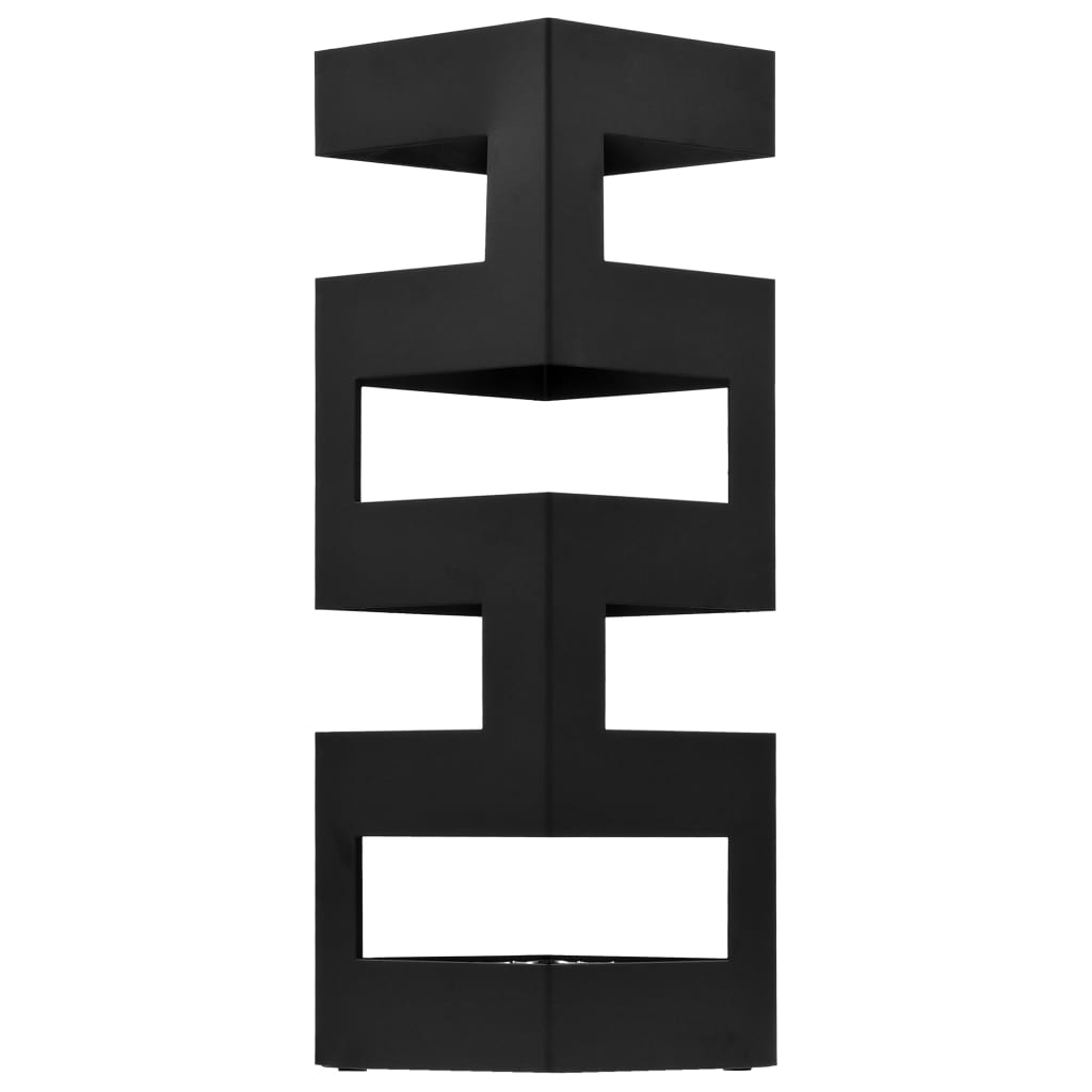 Black Steel Umbrella Holder