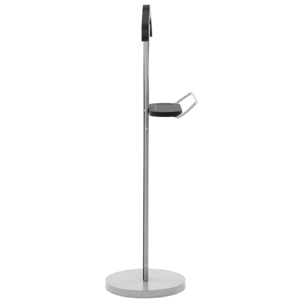 Appendiabiti 45x35x107 cm Nero e Grigio | homemem39