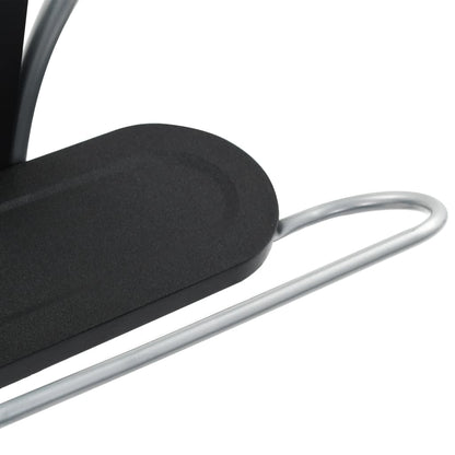Appendiabiti 45x35x107 cm Nero e Grigio | homemem39
