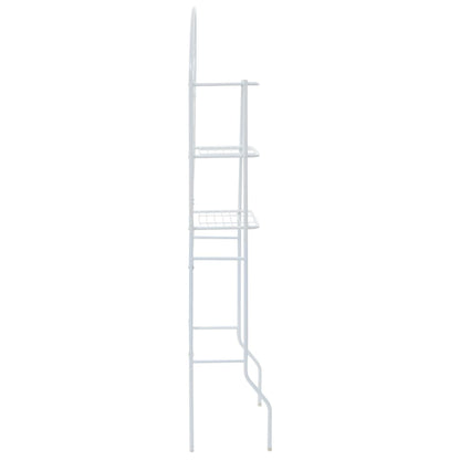 Scaffale da Bagno Bianco 60x33x174 cm - homemem39