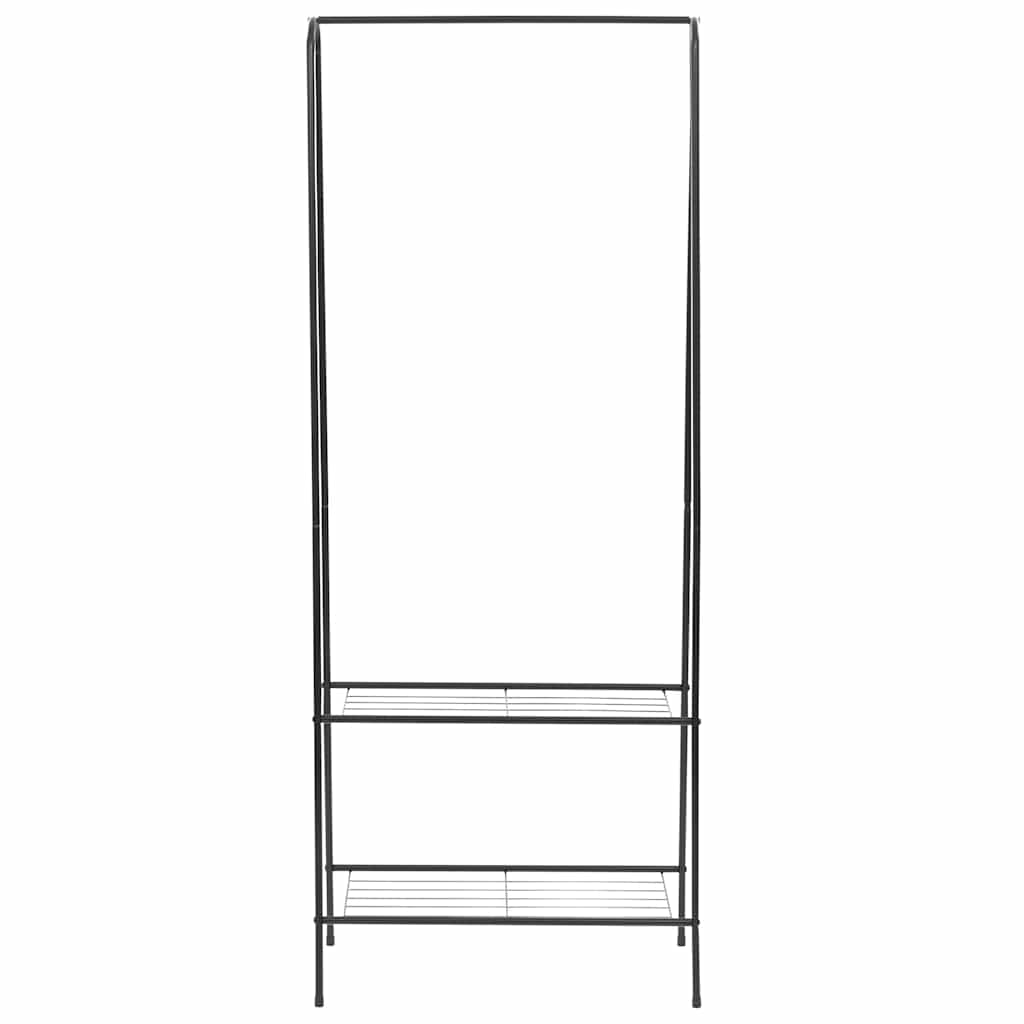 Appendiabiti 59x35x150 cm Nero - homemem39