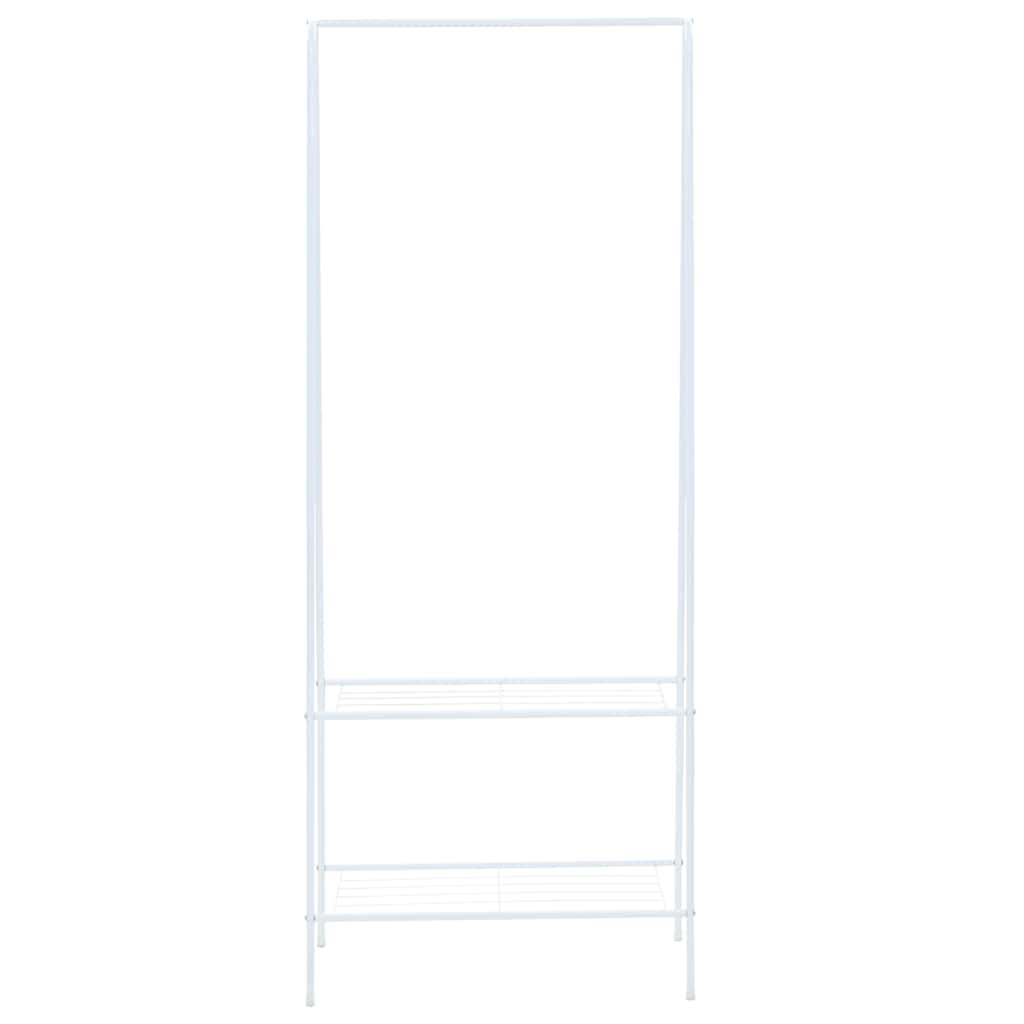 Appendiabiti 59x35x150 cm Bianco - homemem39