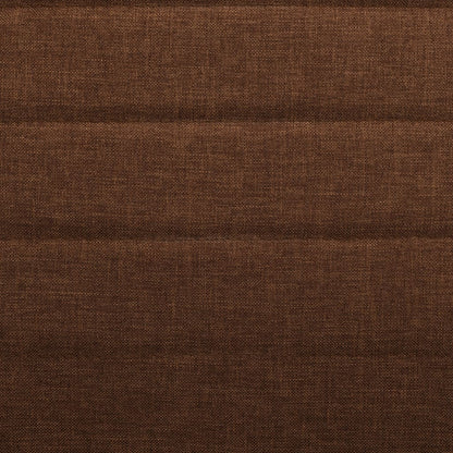 Sedie da Pranzo 2 pz Marroni in Tessuto