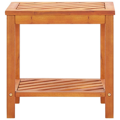 Tavolinetto in Legno Massello di Acacia 45x33x45 cm | homemem39