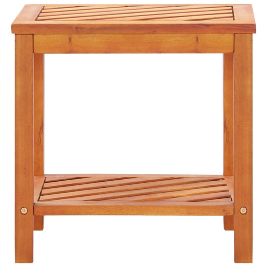 Tavolinetto in Legno Massello di Acacia 45x33x45 cm | homemem39