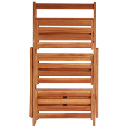 Piedistallo per Piante a 3 Livelli 50x63x80cm Massello d'Acacia - homemem39