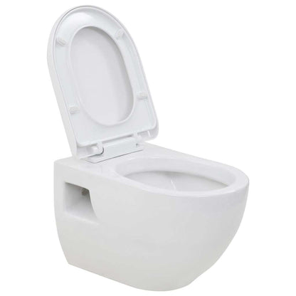 WC Sospeso in Ceramica Bianca - homemem39