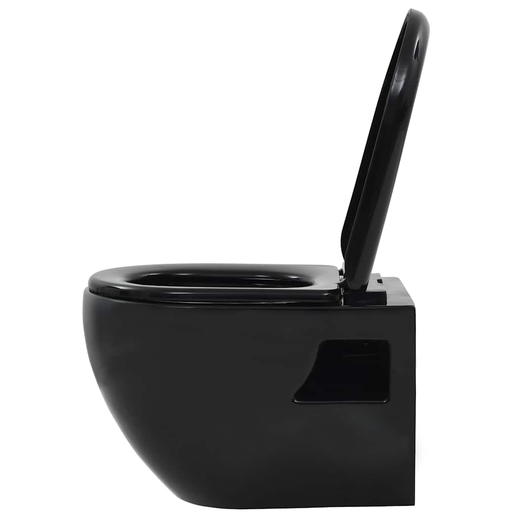 WC Sospeso in Ceramica Nera | homemem39