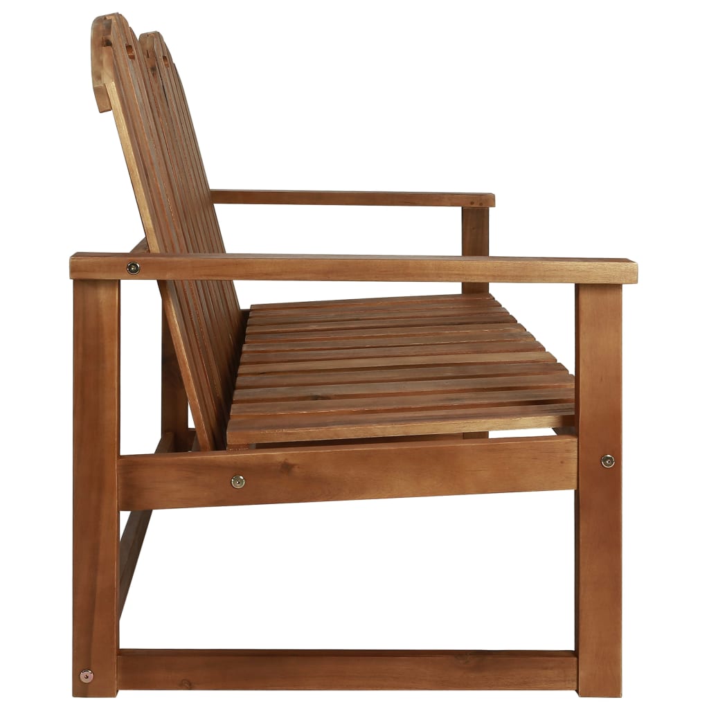 Panchina da Giardino 110 cm in Legno Massello di Acacia - homemem39