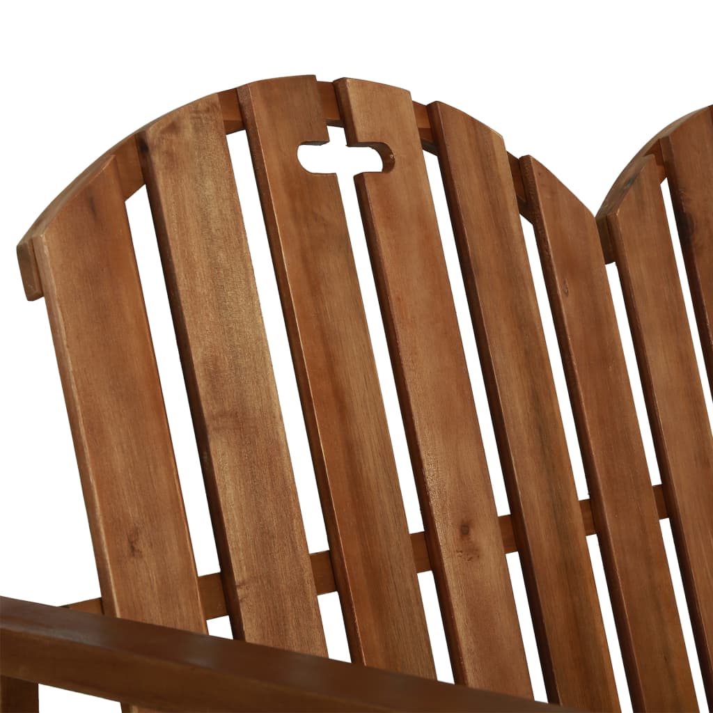 Panchina da Giardino 110 cm in Legno Massello di Acacia - homemem39
