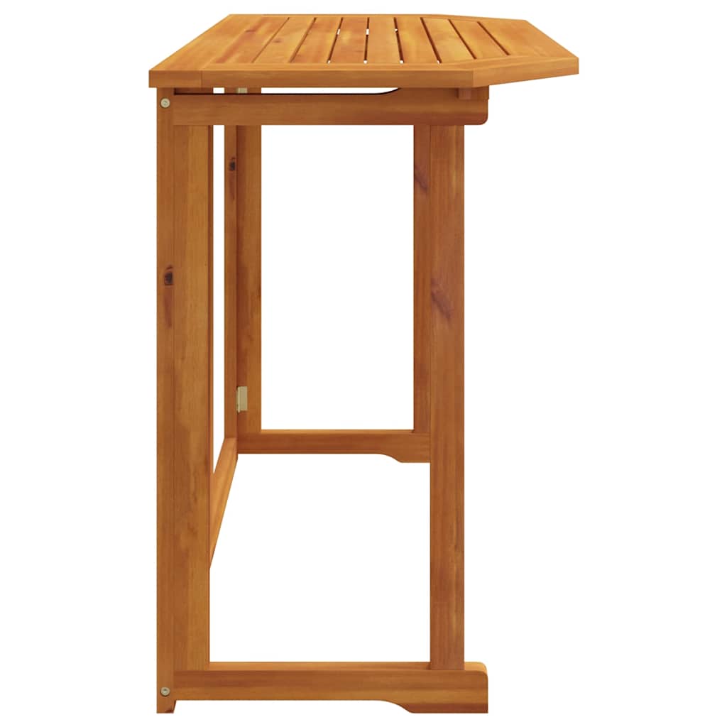 Tavolo da Bistrot 90x50x75 cm in Legno Massello di Acacia - homemem39