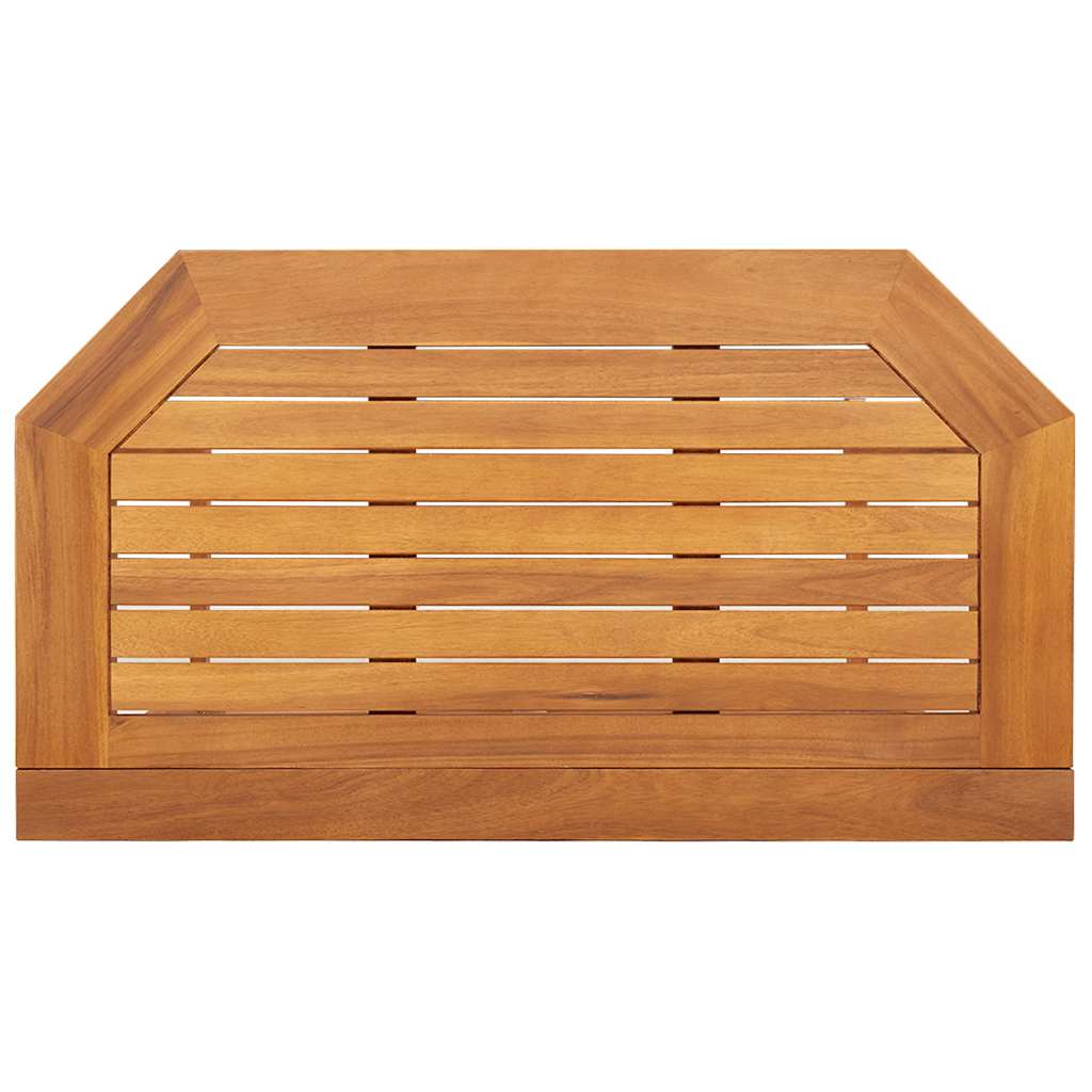 Tavolo da Bistrot 90x50x75 cm in Legno Massello di Acacia - homemem39