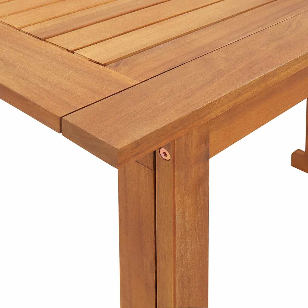 Tavolo da Bistrot 90x50x75 cm in Legno Massello di Acacia - homemem39