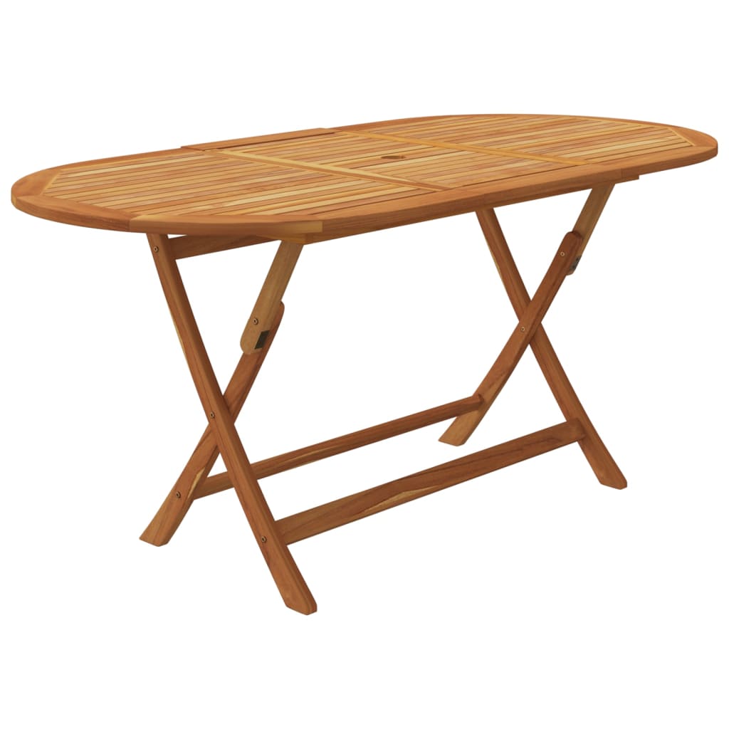 Set da Pranzo da Giardino 7 pz Pieghevole in Massello di Acacia - homemem39