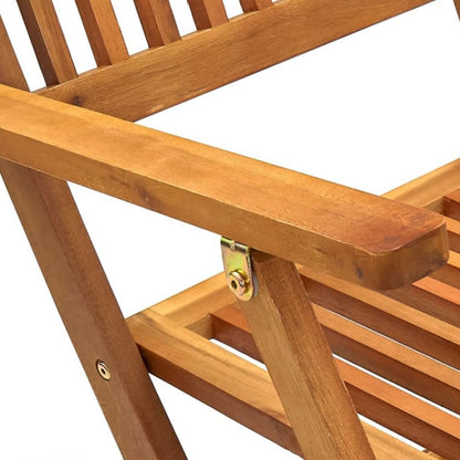 Set da Pranzo da Giardino 7 pz Pieghevole in Massello di Acacia - homemem39