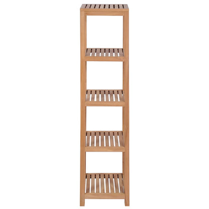 Scaffale per Bagno a 4 Ripiani in Massello di Teak 42x42x165cm | homemem39