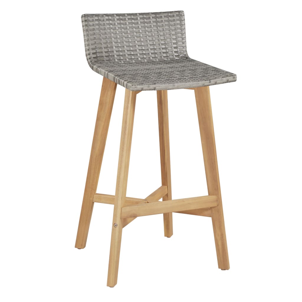 Set da Pranzo da Giardino 5 pz in Legno Massello di Acacia | homemem39