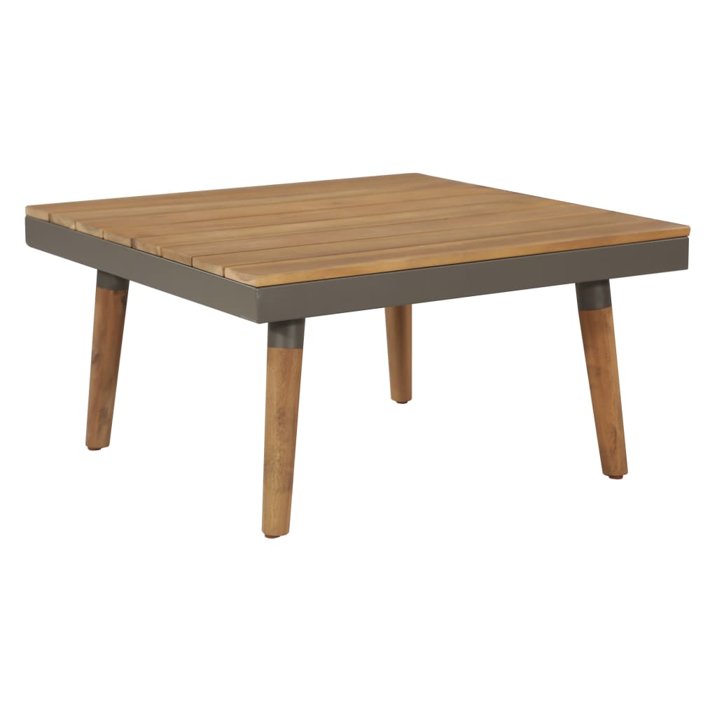 Set Divani da Giardino 4 pz con Cuscini Legno di Acacia Marrone | homemem39