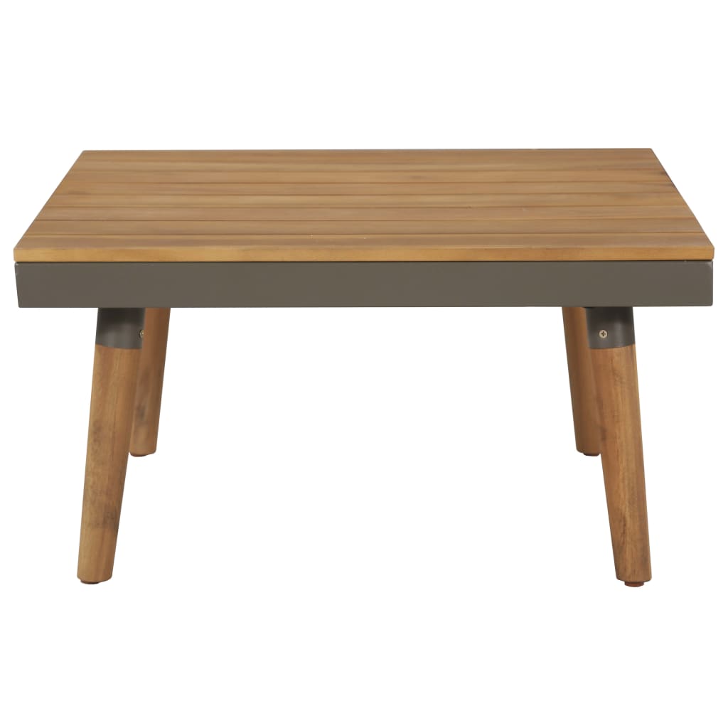 Set Divani da Giardino 4 pz con Cuscini Legno di Acacia Marrone | homemem39