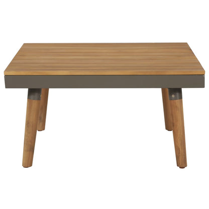 Set Divani da Giardino 4 pz con Cuscini Legno di Acacia Marrone | homemem39