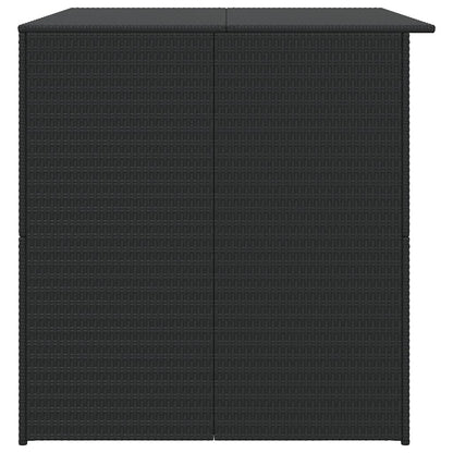 Black Garden Trunk 150x100x100 cm in Polyrattan