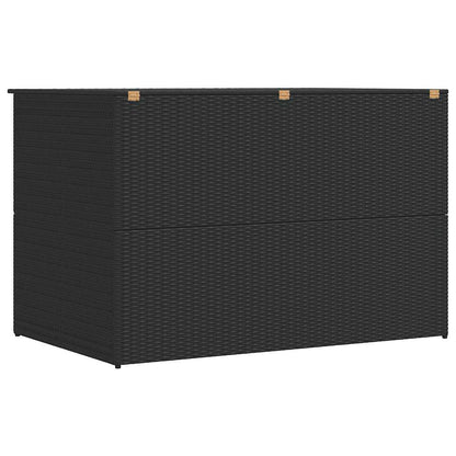 Black Garden Trunk 150x100x100 cm in Polyrattan