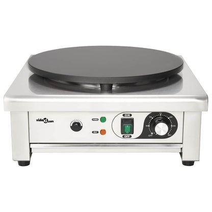 Piastra Elettrica per Crepes con Vassoio Estraibile 40 cm 3000 W - homemem39