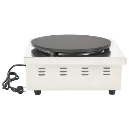 Piastra Elettrica per Crepes con Vassoio Estraibile 40 cm 3000 W - homemem39