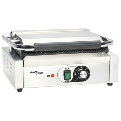 Griglia per Panini Scanalata 2200 W 43x30,5x20cm - homemem39