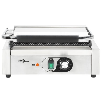 Griglia per Panini Scanalata 2200 W 43x30,5x20cm - homemem39