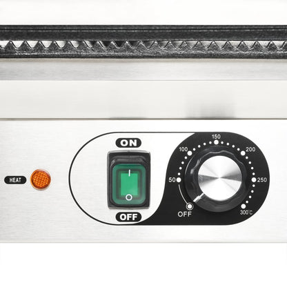 Griglia per Panini Scanalata 2200 W 43x30,5x20cm - homemem39