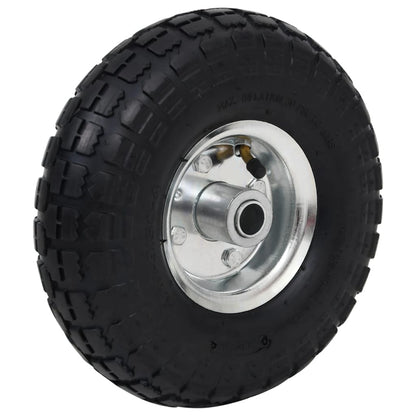 Ruote Carrello a Mano 2 pz in Gomma 4.10/3.50-4 (260x83) | homemem39