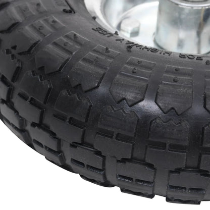 Ruote Carrello a Mano 2 pz in Gomma 4.10/3.50-4 (260x83) | homemem39