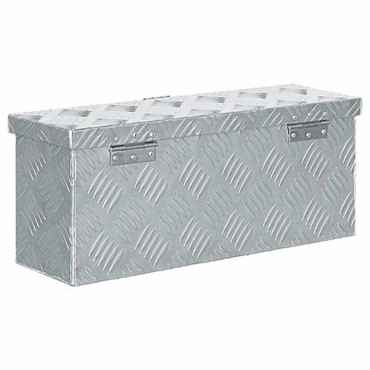Cassetta in Alluminio 48,5x14x20 cm Argento | homemem39