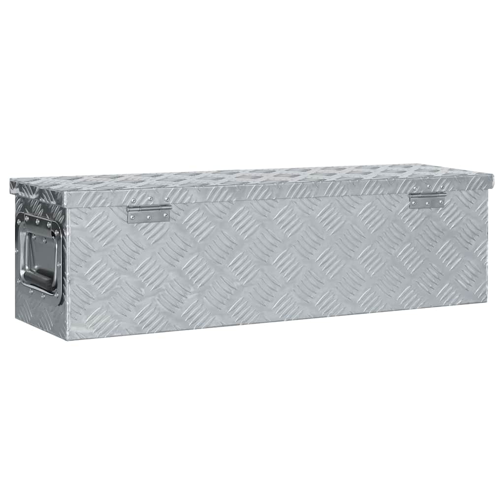 Cassetta in Alluminio 80,5x22x22 cm Argento | homemem39