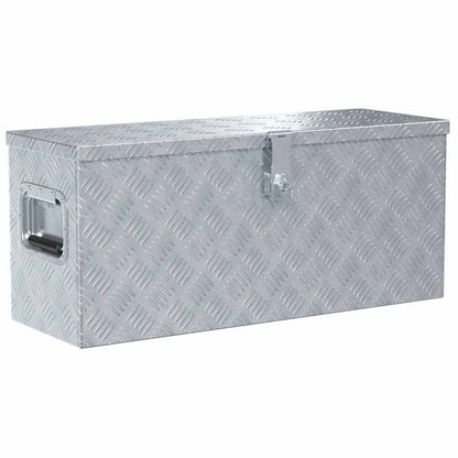 Cassetta in Alluminio 76,5x26,5x33 cm Argento