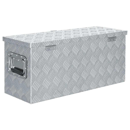 Cassetta in Alluminio 76,5x26,5x33 cm Argento