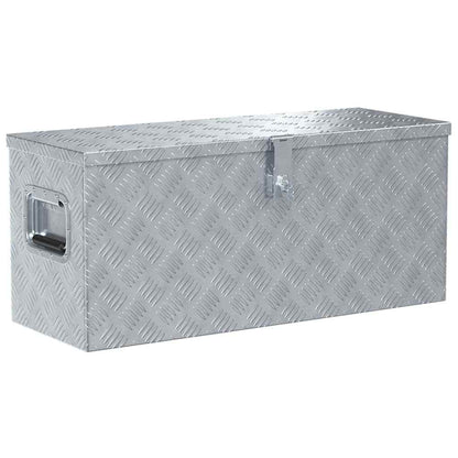 Cassetta in Alluminio 80x30x35 cm Argento