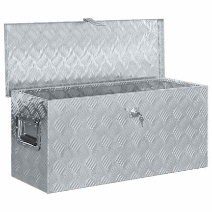 Cassetta in Alluminio 80x30x35 cm Argento