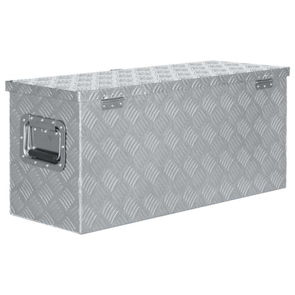 Cassetta in Alluminio 80x30x35 cm Argento | homemem39