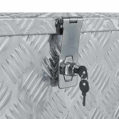 Cassetta in Alluminio 80x30x35 cm Argento | homemem39