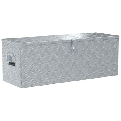 Cassetta in Alluminio 110,5x38,5x40cm Argento