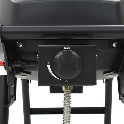 Barbecue e Griglia a Gas Portatile con Fornello Nero