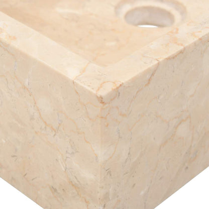 Lavello 45x30x12 cm Marmo Lucido Crema - homemem39