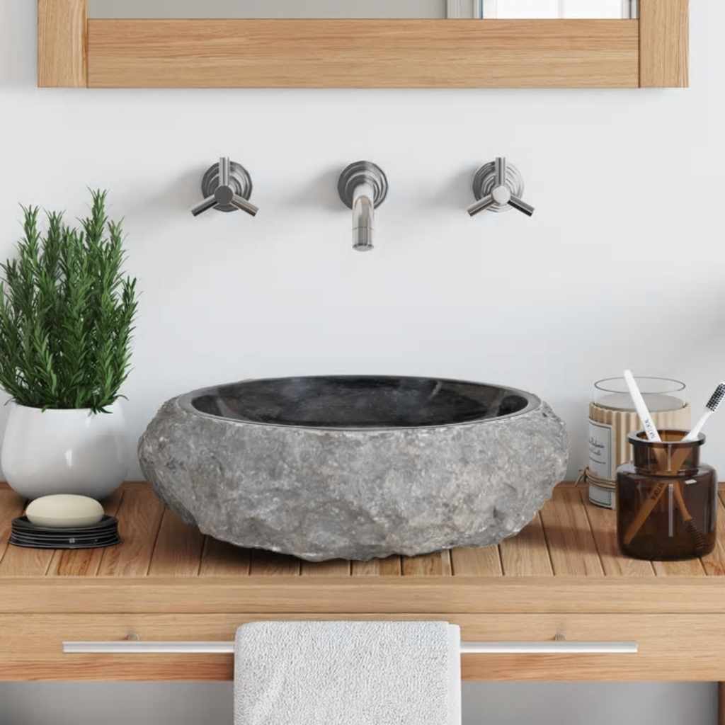 Lavandino 40x12 cm in Marmo Nero | homemem39