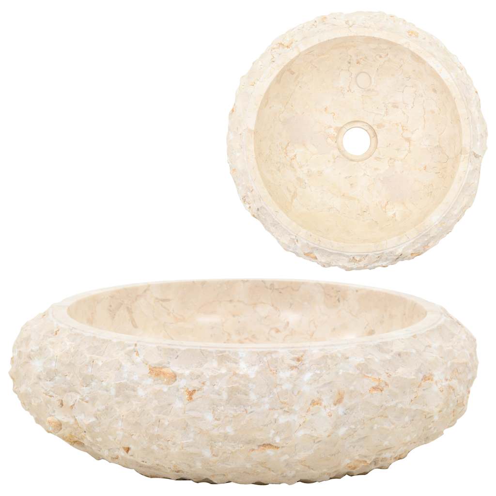 Lavandino 40x12 cm in Marmo Crema | homemem39