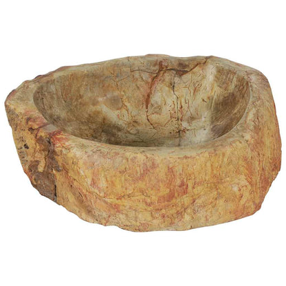 Lavandino 45x35x15 cm in Pietra Fossile Crema
