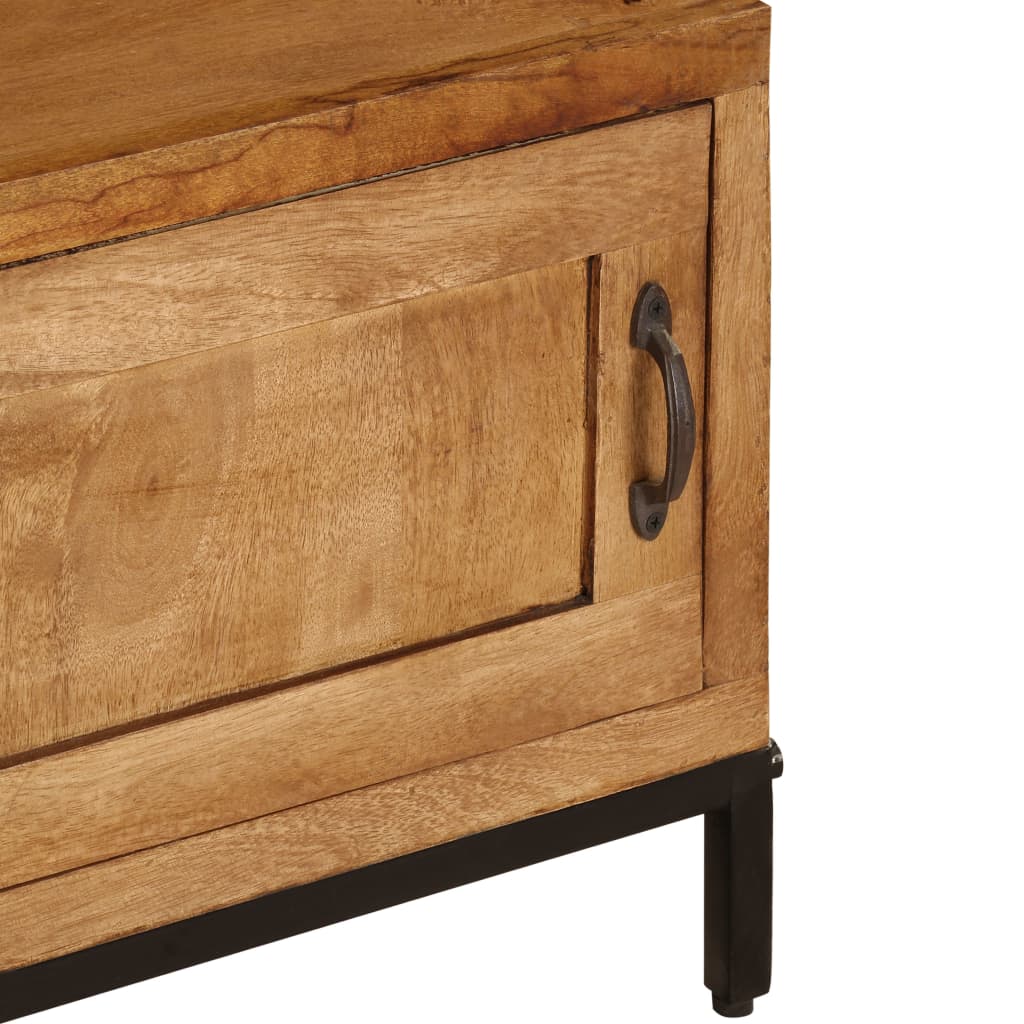 Mobile Porta TV in Legno Massello di Mango 140x30x40 cm - homemem39