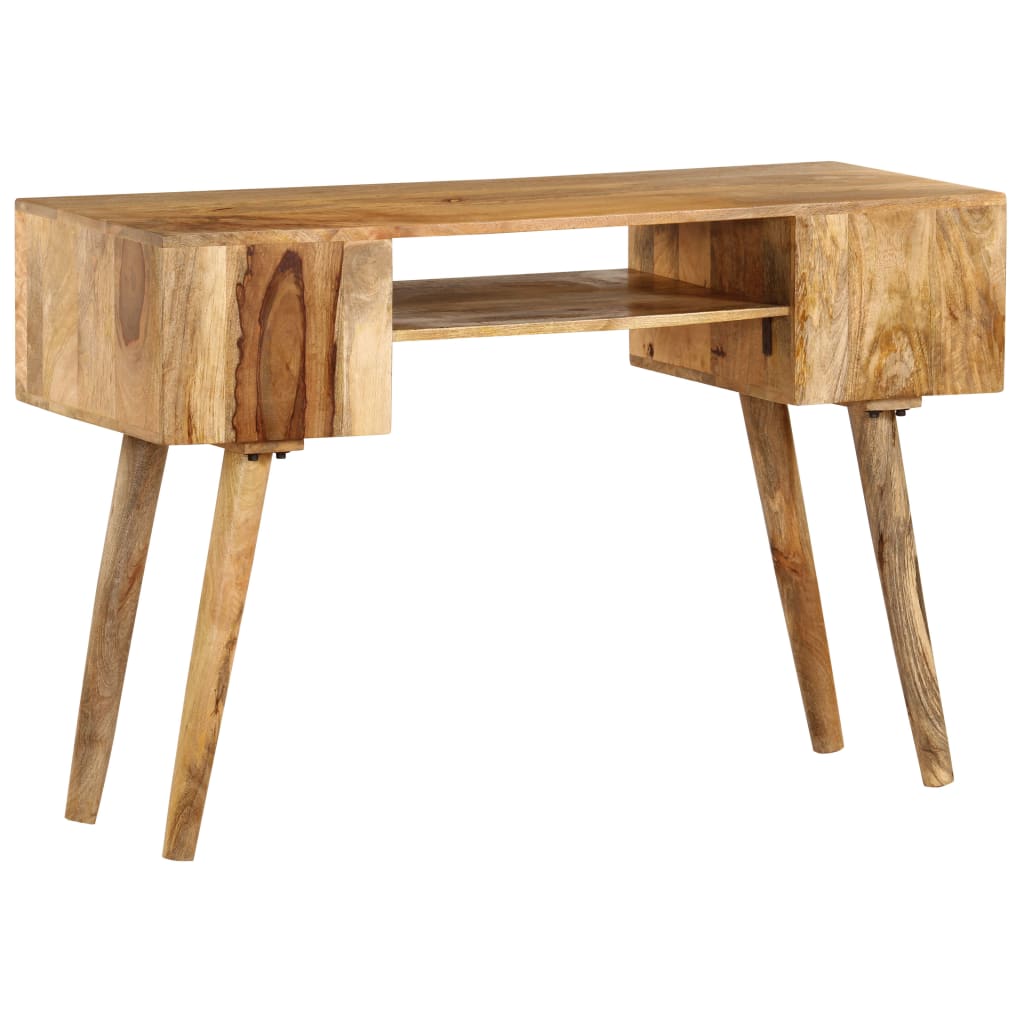 Scrivania in Legno Massello di Mango 115x47x76 cm | homemem39